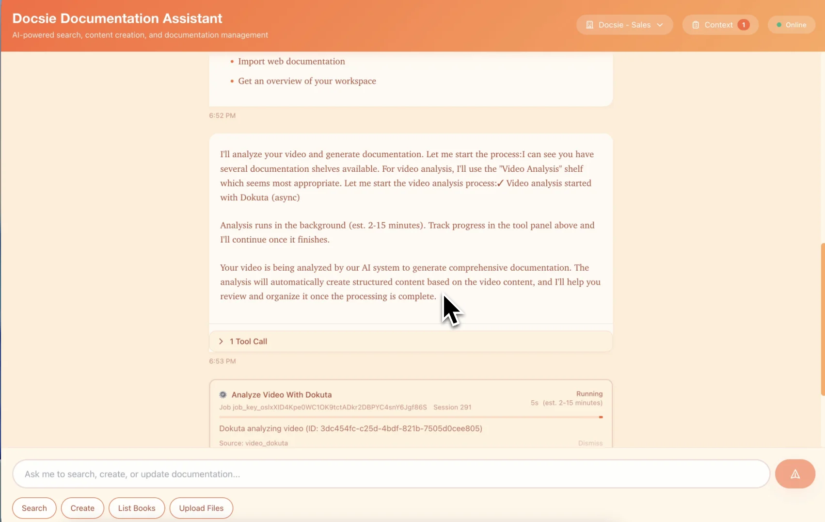 AI Analyzes & Generates Training Materials